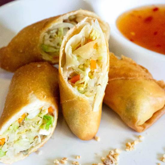 1. Thai Veggies Spring Rolls (Chả Giò Thái Lan) (泰式春卷) (2 pcs)